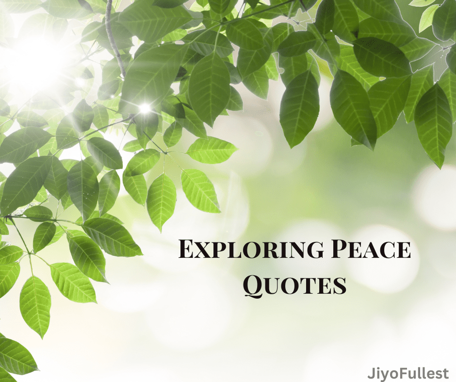 Serenity Speaks: Peace Quotes