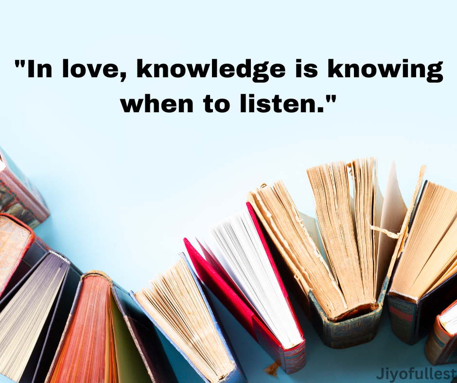 knowledge quotes for Love