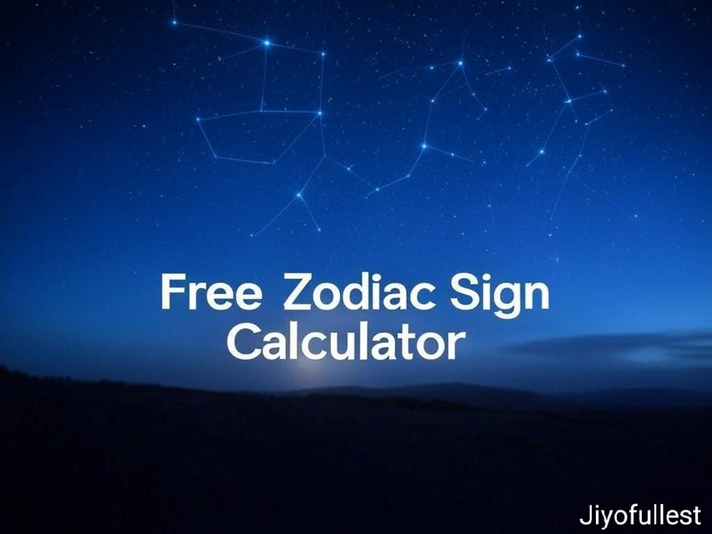 Zodiac Sign Calculator