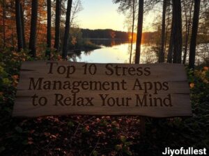 stress management apps for relaxation mindfulness and emotional health