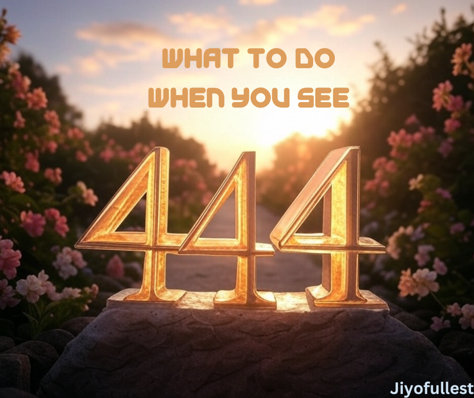 What to Do When You See 444