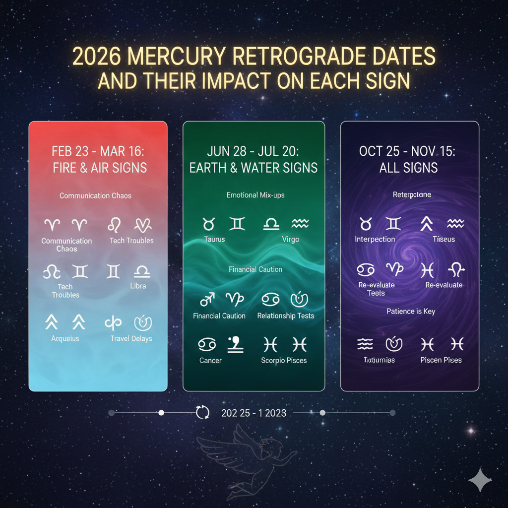2026 Mercury Retrograde Dates and Their Impact on Each Sign