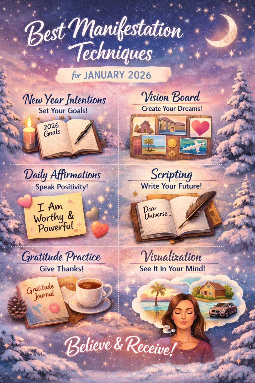 Best Manifestation Techniques for January