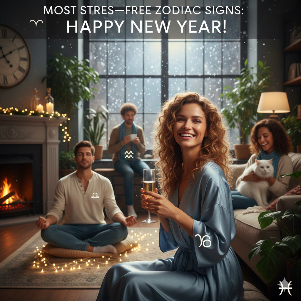 Most Stress Free Zodiac Signs Going Into the New Year