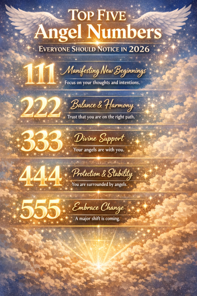 Top Five Angel Numbers Everyone Should Notice