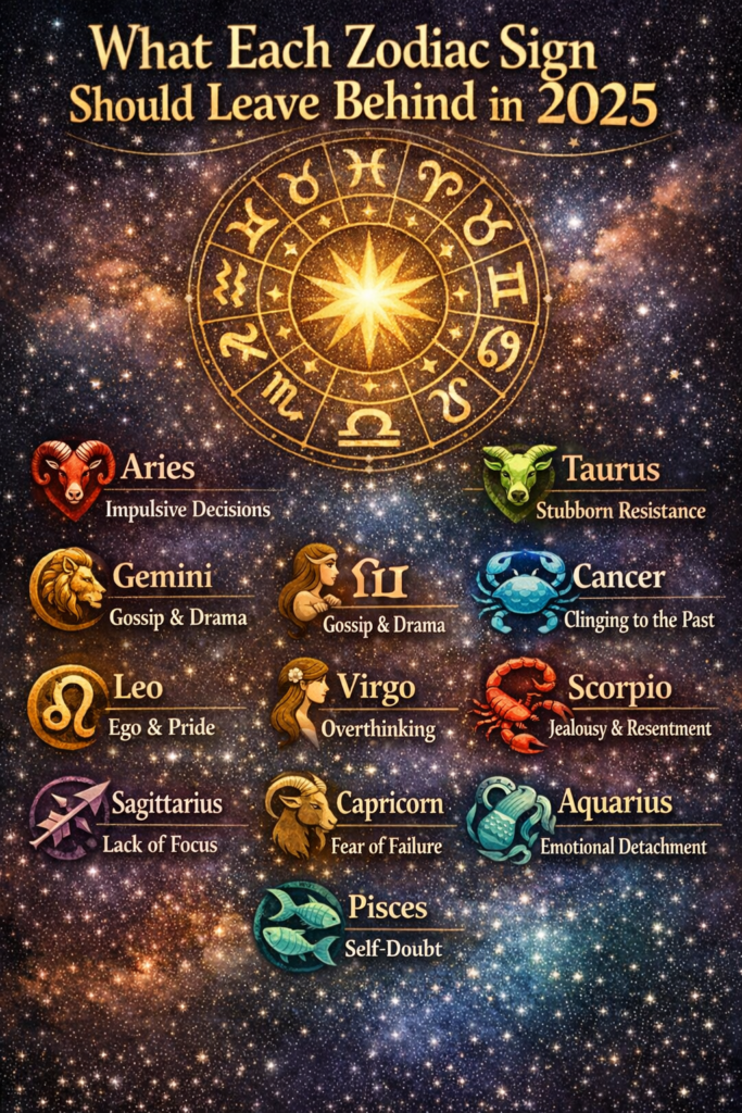 Zodiac Sign Should Leave Behind in 2025