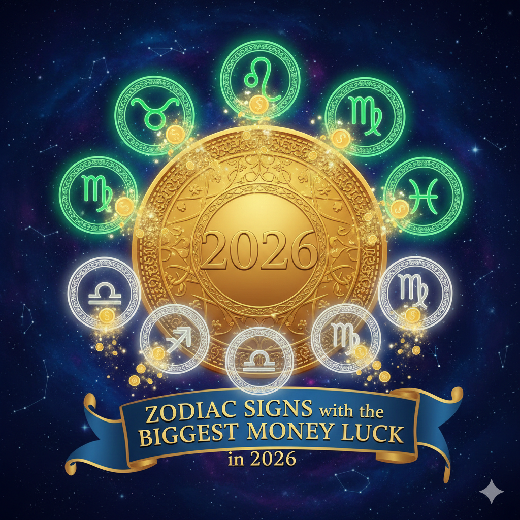 Zodiac Signs with the Biggest Money Luck in 2026