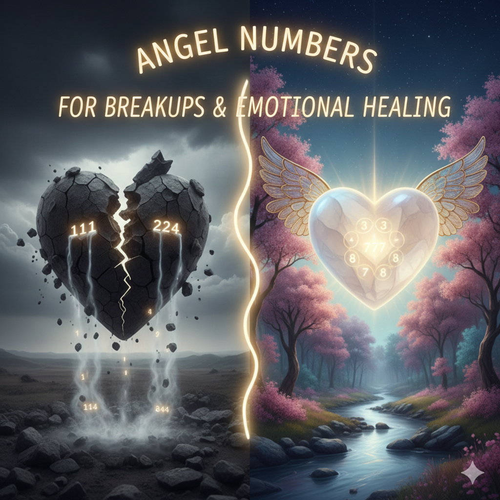 Angel Numbers for Breakups & Emotional Healing