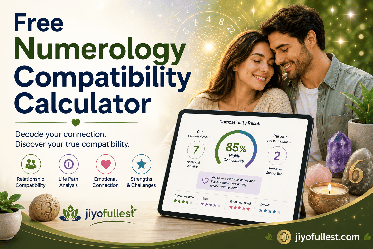 Free Numerology Compatibility Calculator
