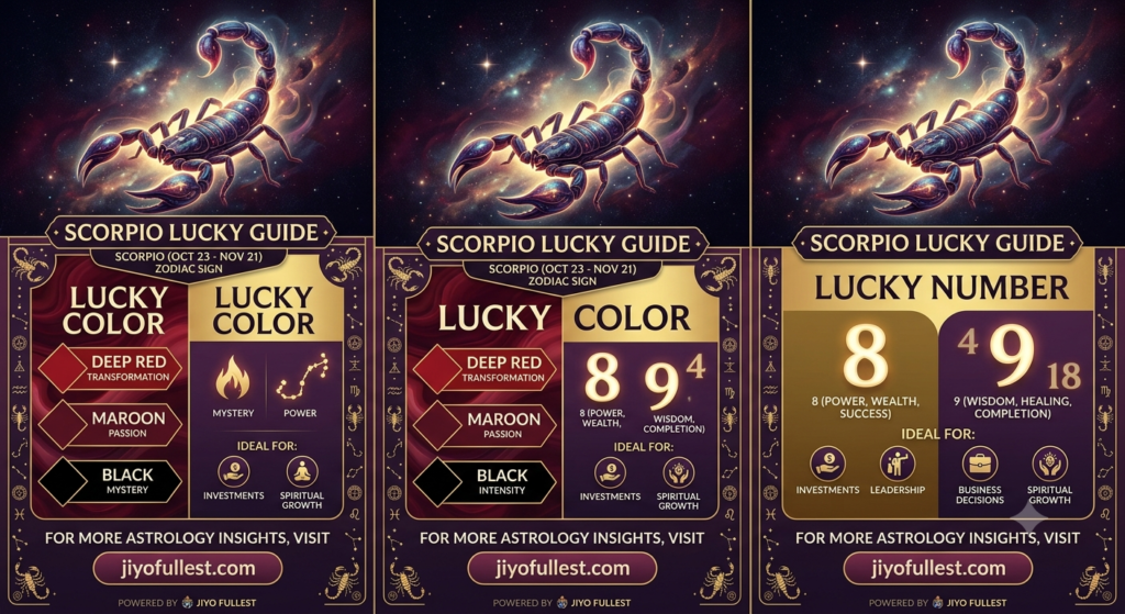 Scorpio Lucky Color