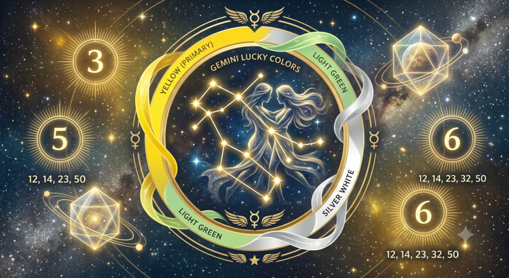 Gemini Lucky Color and Number​