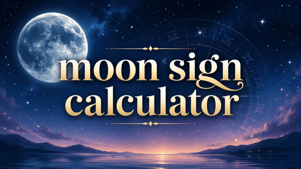 Moon Sign Calculator