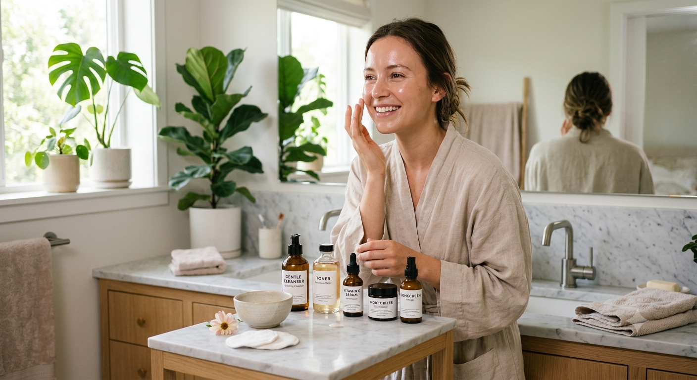 Skincare Routine for a Natural Glow