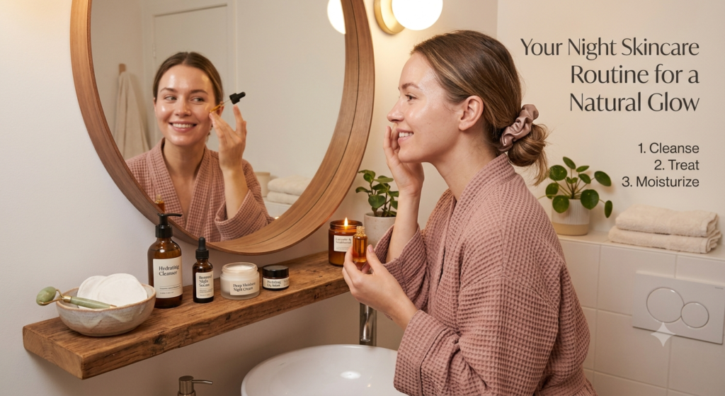 Night Skincare Routine for a Natural Glow​